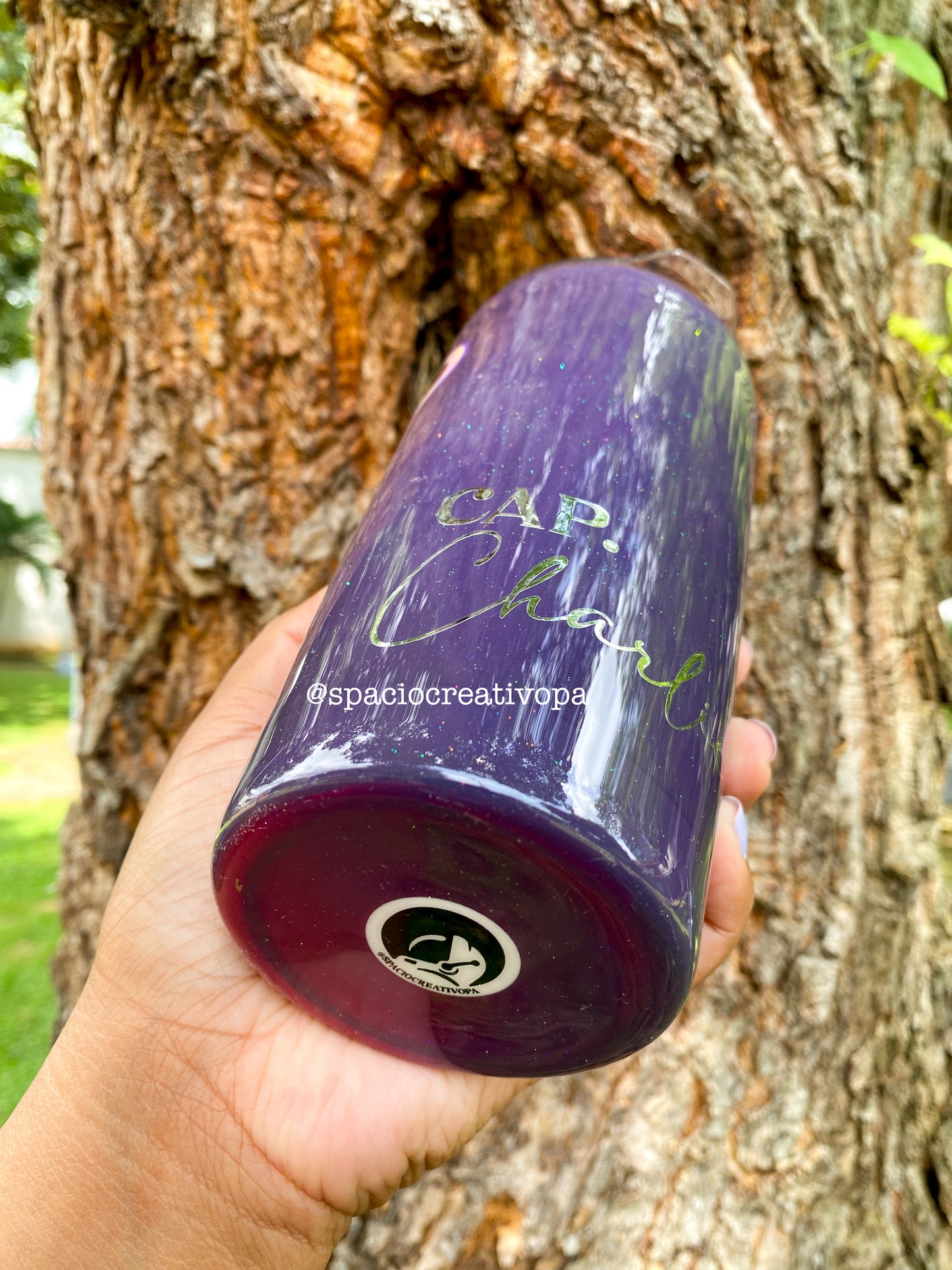 VASO DE 20oz - SEÑUELO PURPLE PINK CANDY