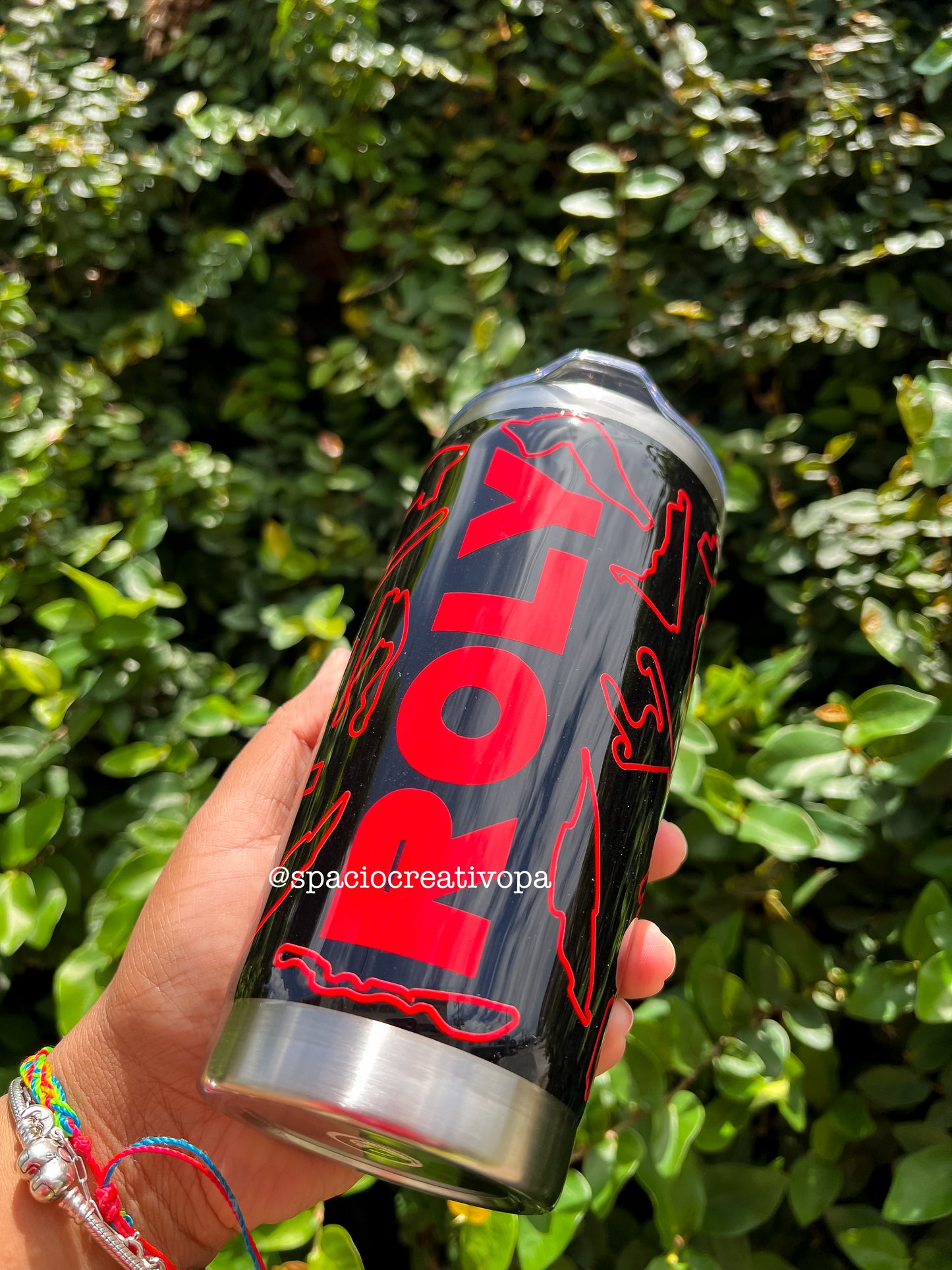 VASO DE 20oz CON RESINA - FERRARI