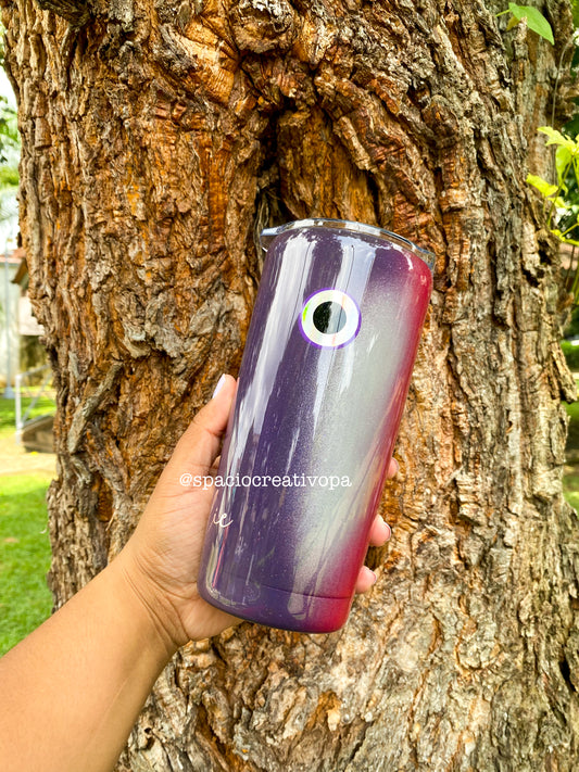 VASO DE 20oz - SEÑUELO PURPLE PINK CANDY