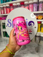 VASO DE VIDRIO SHIMMER 16oz (FUCSIA) - BICHOTA SEASONS