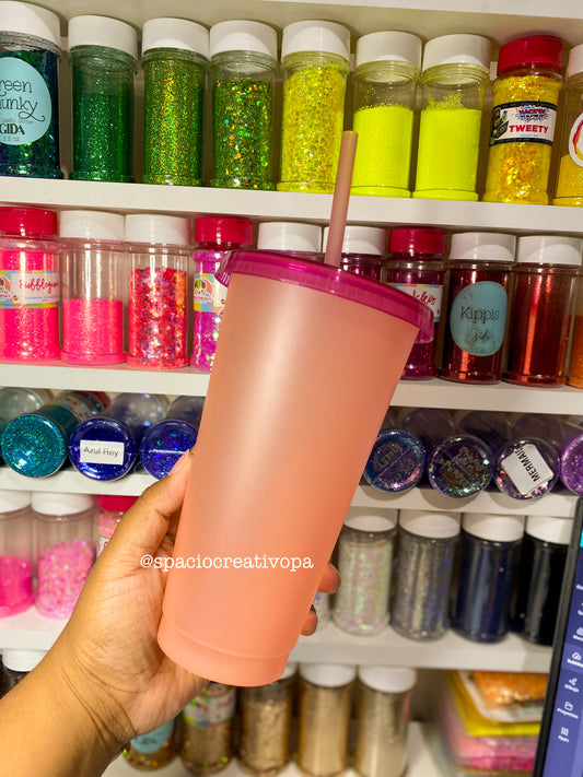 VASO PLÁSTICO 24oz (CAMBIA DE COLOR)