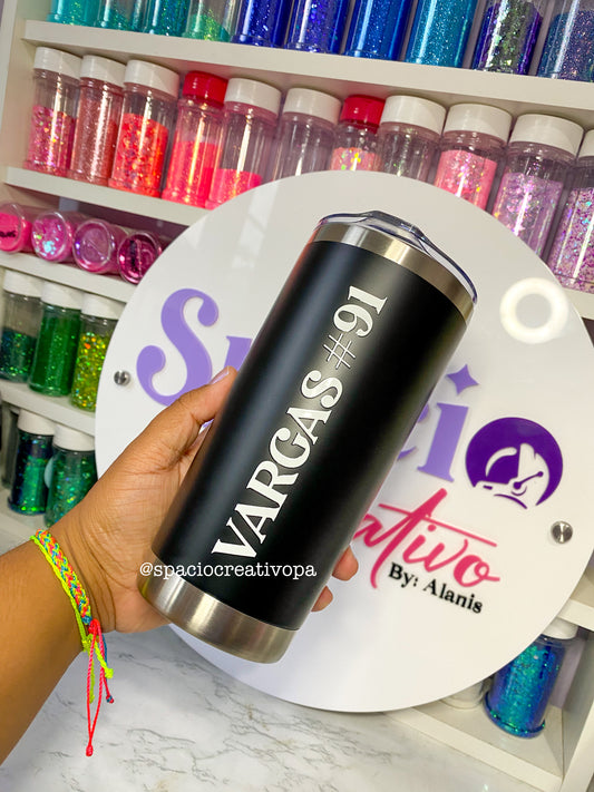 VASO DE 20oz - LOGO + NOMBRE (UVDTF)