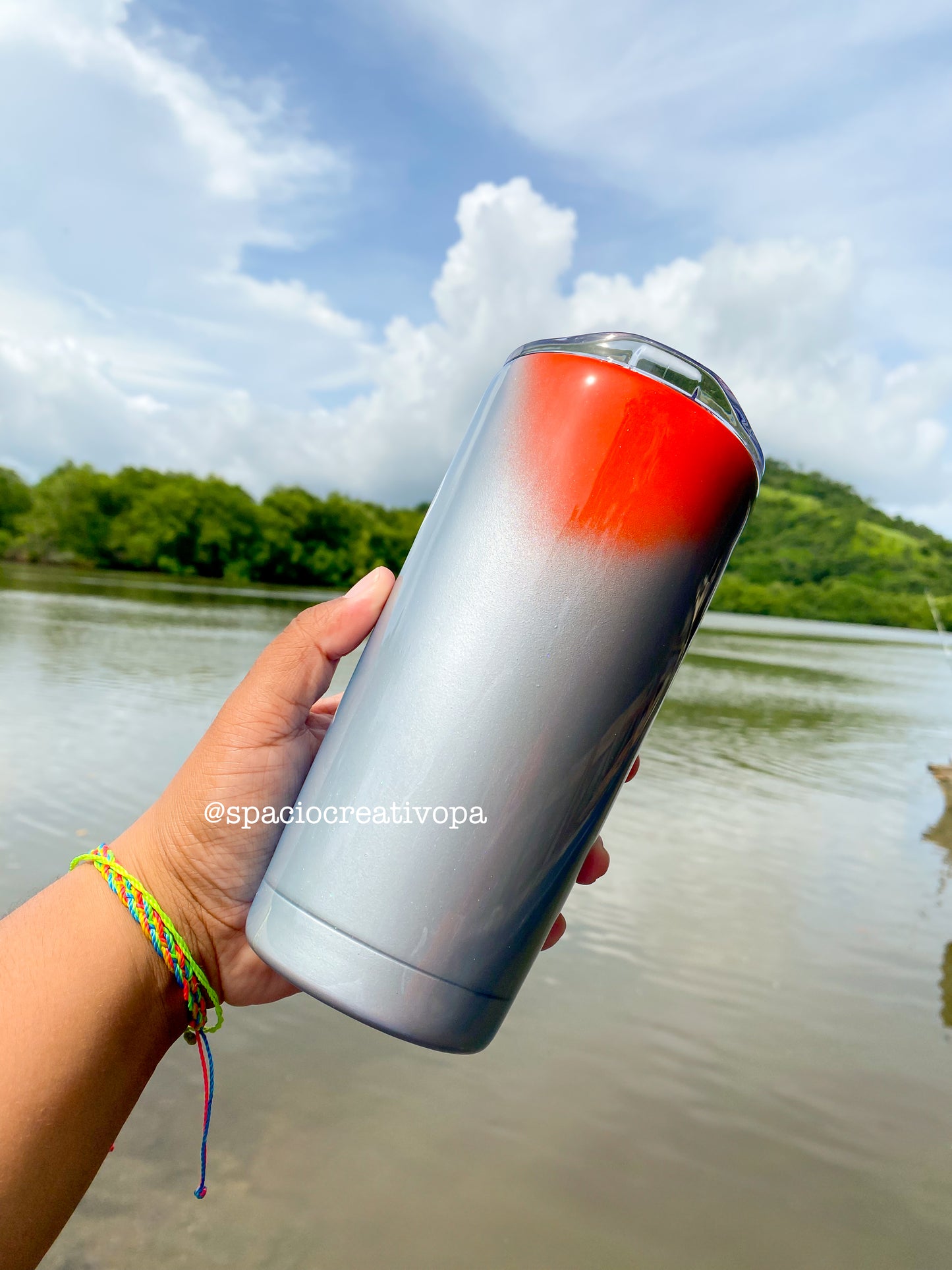 VASO DE 20oz - SEÑUELO SILVER BLUE