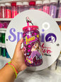 VASO DE PLÁSTICO SNOWGLOBE 12oz - TAPA FUCSIA