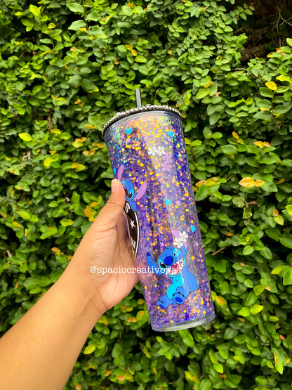 VASO DE ACRÍLICO SNOWGLOBE 24oz - STITCH STARBUCKS COFFEE