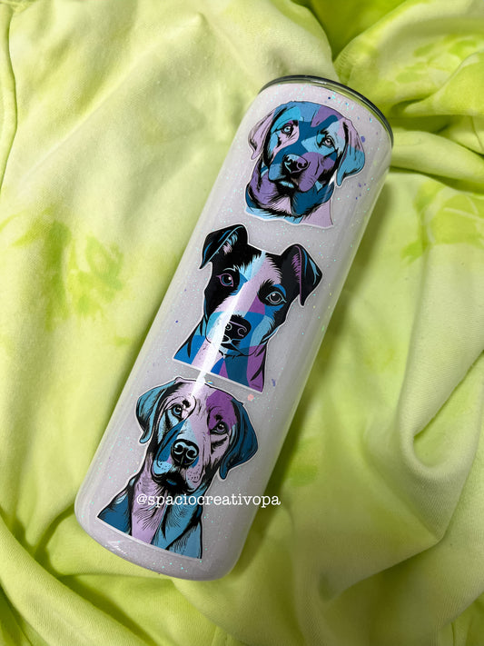 VASO SKINNY 20oz - COLORFUL PETS