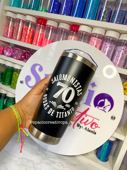 VASO DE 20oz - LOGO + NOMBRE (UVDTF)