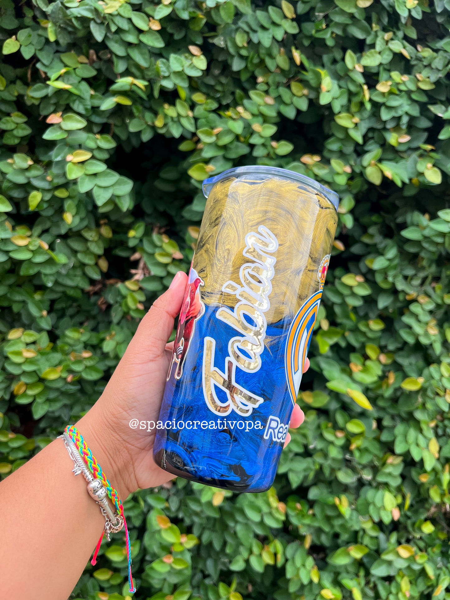 VASO DE 20oz - REAL MADRID + FOTO
