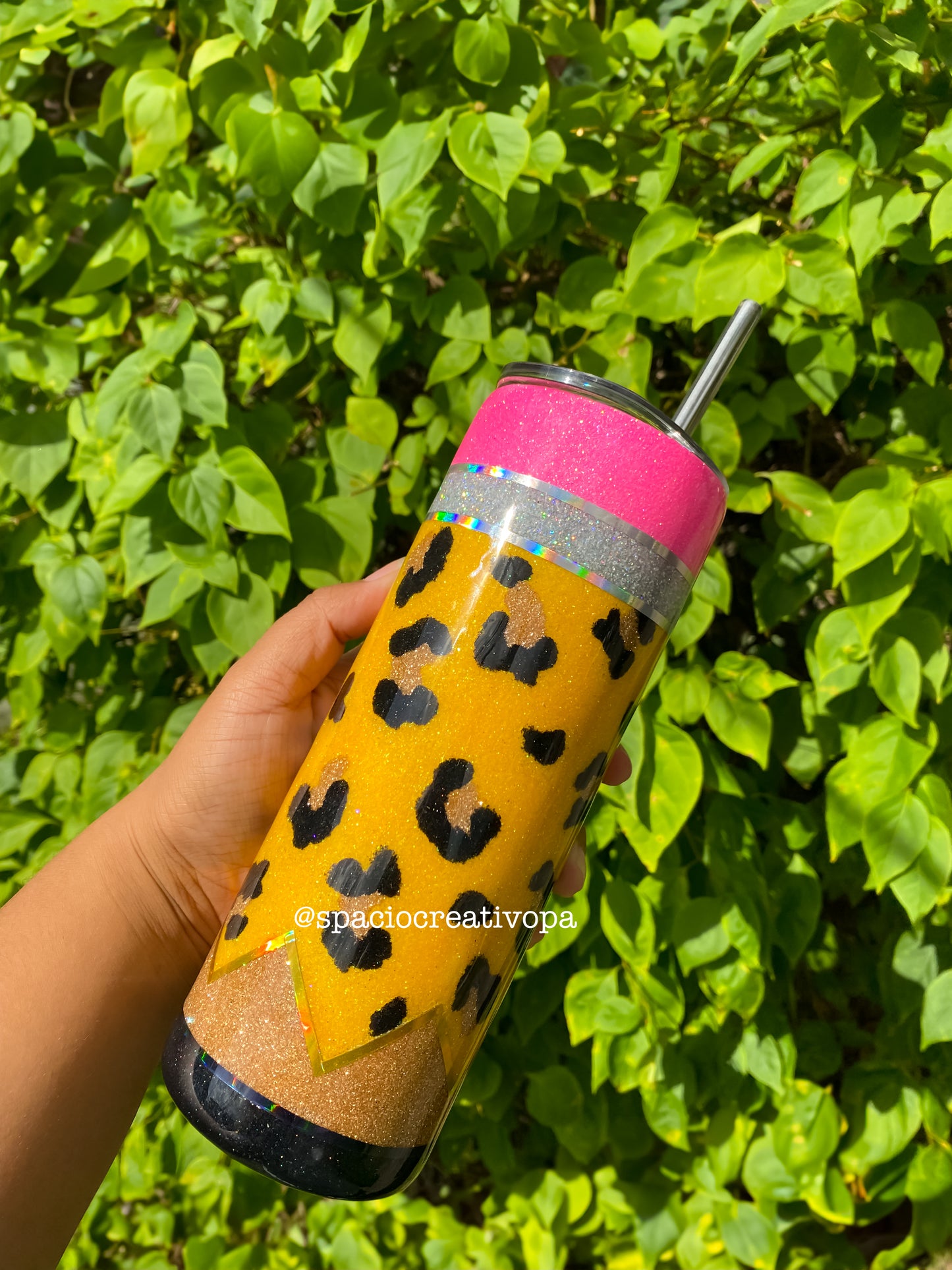 VASO SKINNY 20oz - LAPIZ DE ANIMAL PRINT