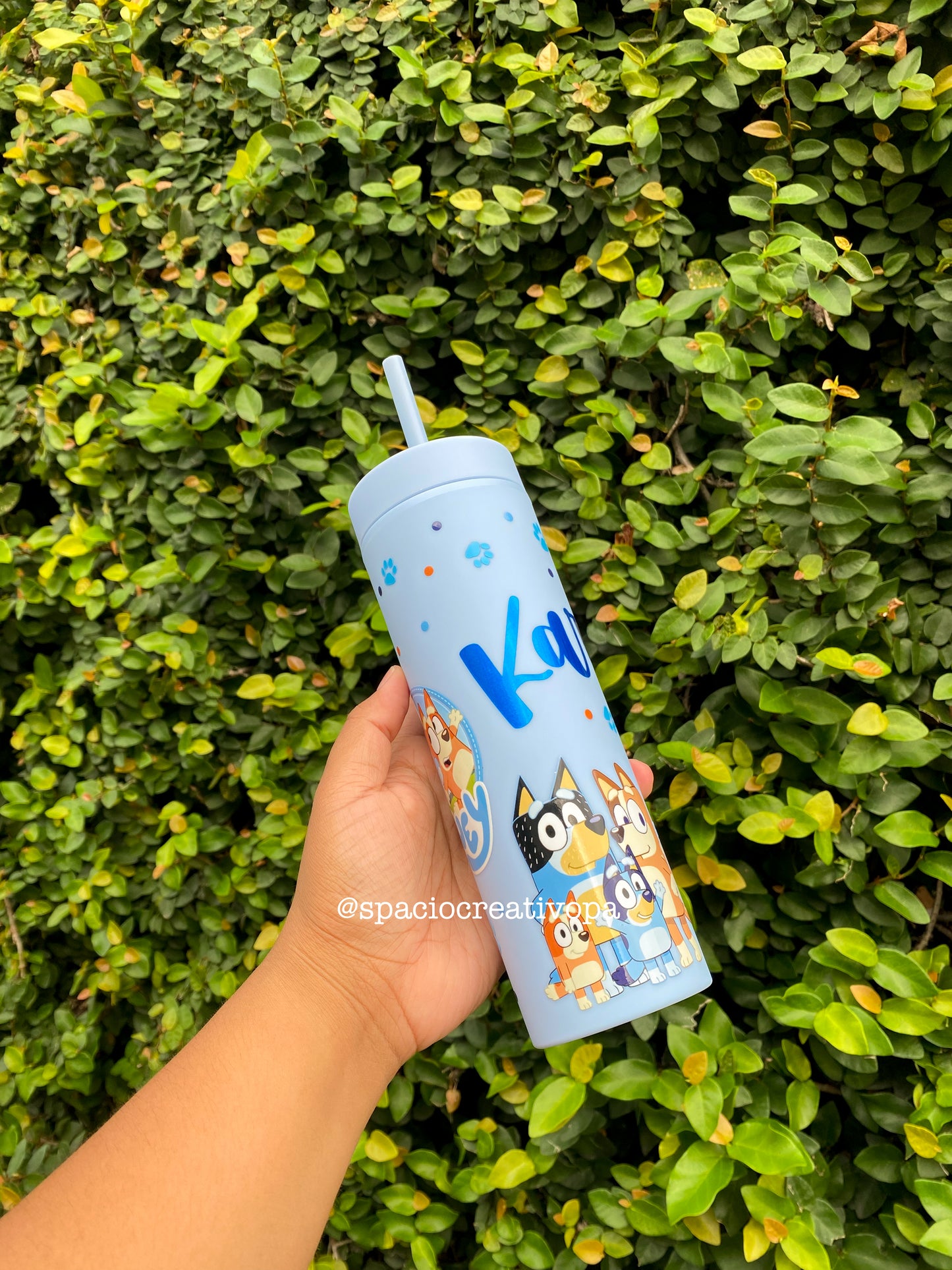 VASO SKINNY 16oz - BLUEY