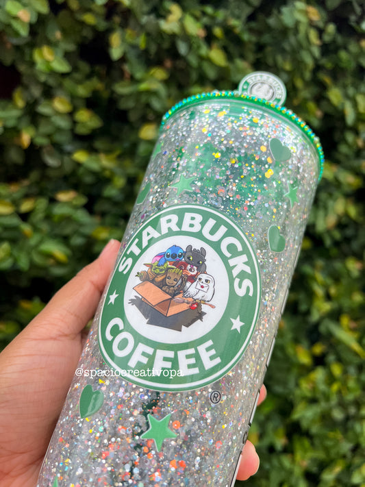 VASO DE ACRÍLICO SNOWGLOBE 24oz - 90's